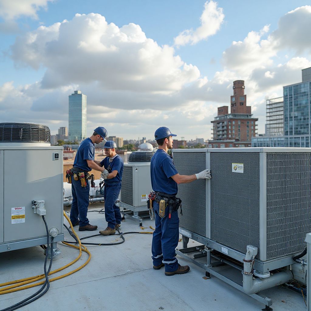 Commercial HVAC maintenance service